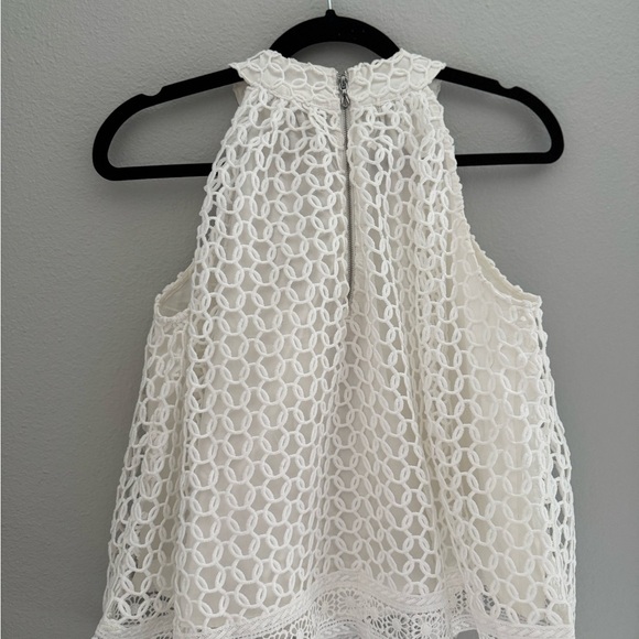 NWT Anthropologie White Eyelet Halter Top - Picture 4 of 4